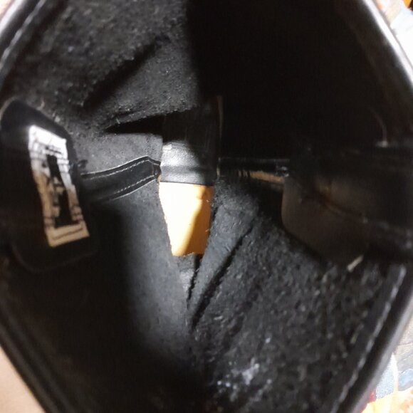 Frye U.S.A Made 12R Women's Harness Biker Boots Black Leather Sz 9.5M - Picture 13 of 15